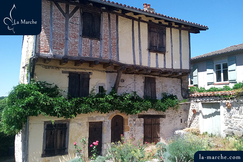 Maison typique, village de Rancon